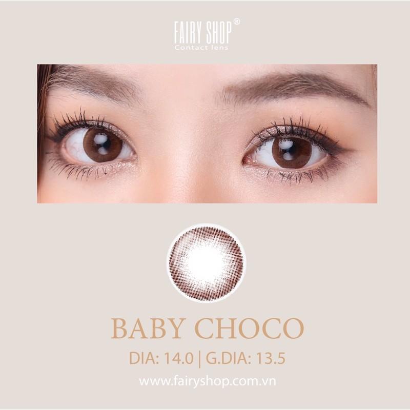 Kính áp tròng Baby Choco 3Da choco 14.0mm - FAIRY SHOP CONTACT LENS
