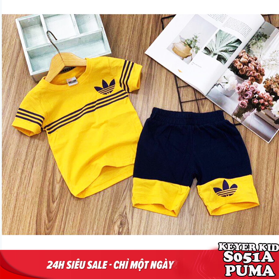 Đồ Bộ Bé Trai Thể Thao  Size từ 6-20kg, Thiết Kế Thời Trang, Vải bền mát không xù, không co rút_S051