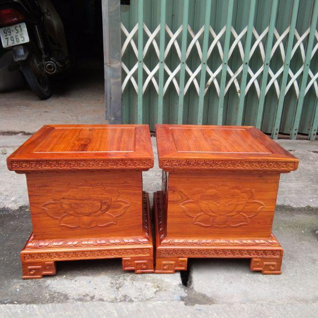 Đôn kê tượng, đế kê loa gỗ hương
