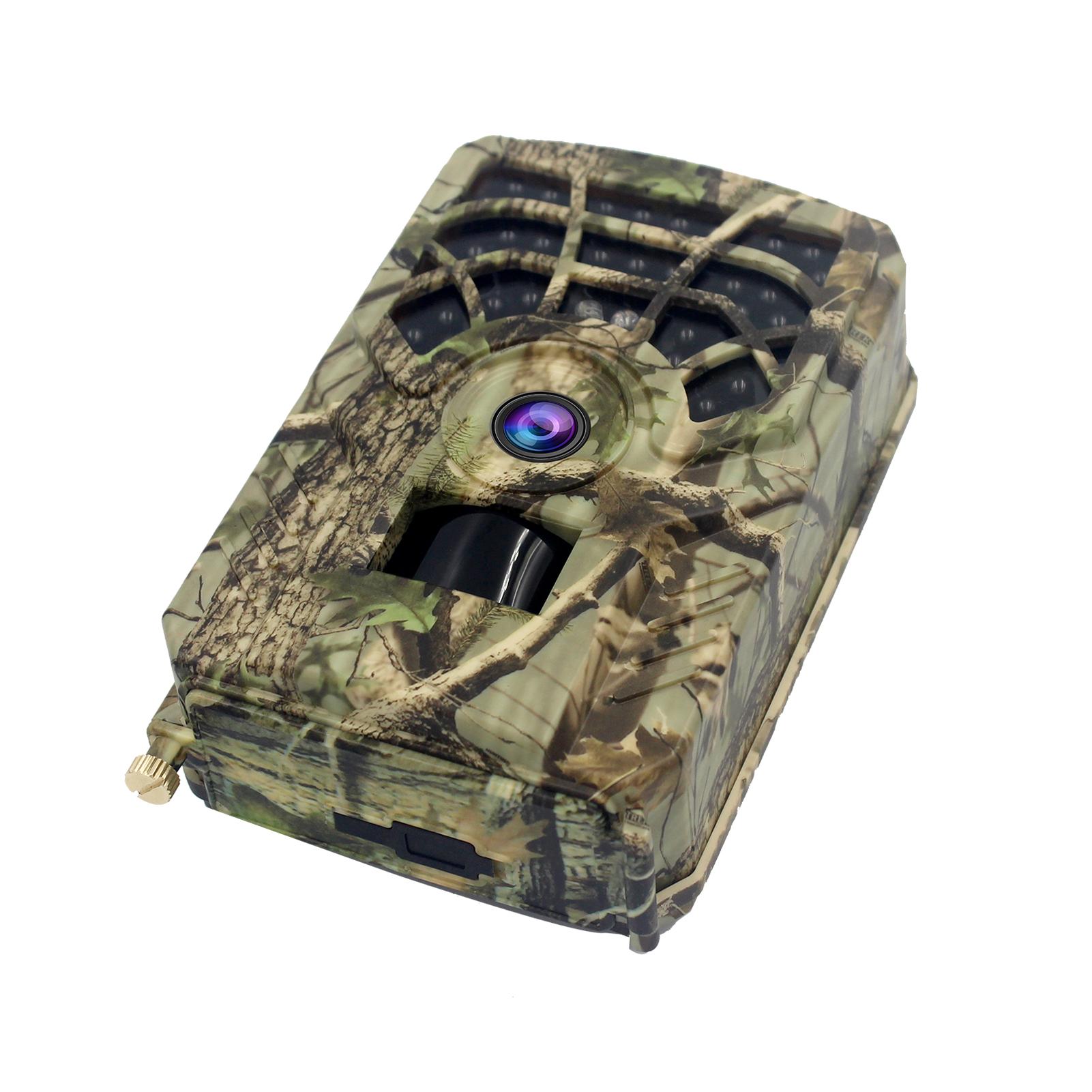 Digital Trail Camera 12MP HD Hunting & Trail Camera Motion Activated Night Infrared Vision Waterproof 46pcs IR Lights