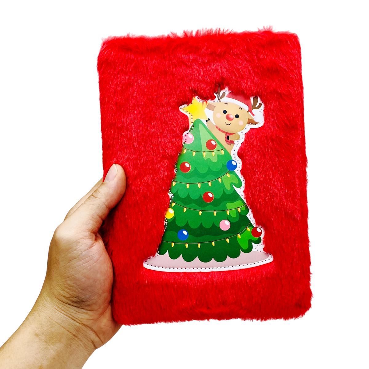 Sổ Tay Mini Giáng Sinh A5 - Kẻ Ngang - 80 Trang 90gsm - MP CH24024 - Màu Đỏ