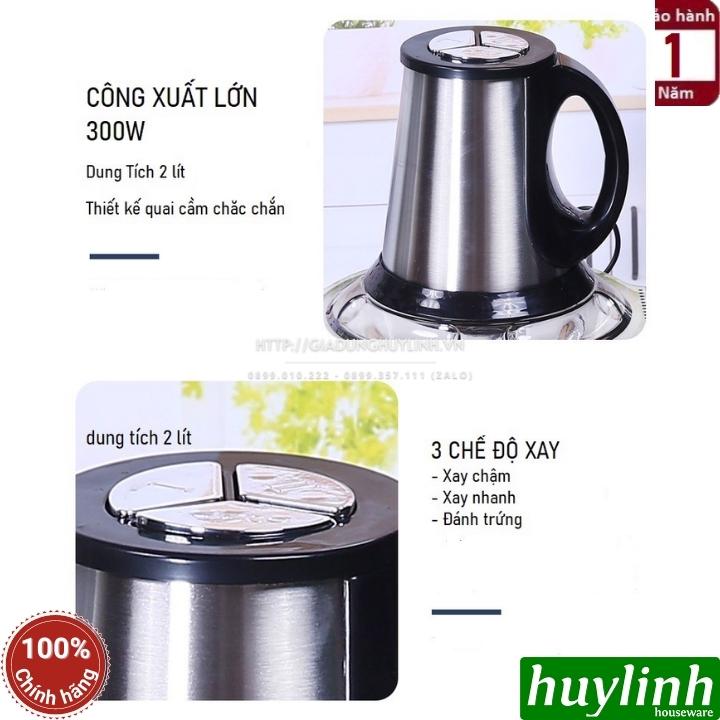 Máy xay thịt đa năng 2 tốc độ Perfect PF-X06 - 2 lít - Hàng chính hãng