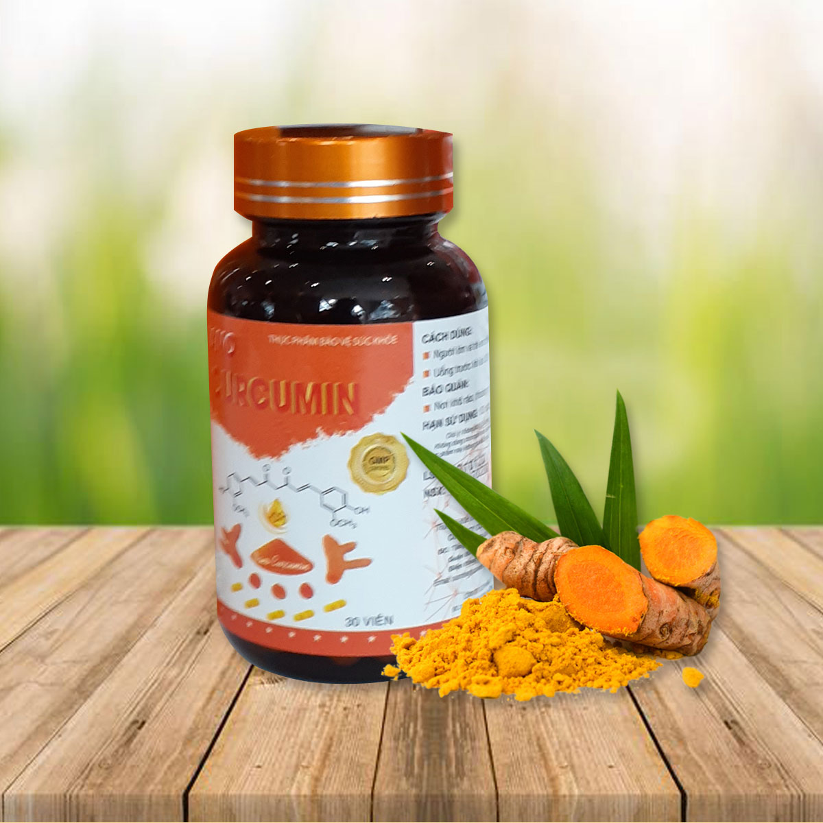 Nano Curcumin - TPCN hỗ trợ điều trị đau dạ dày, viêm loét dạ dày, tá tràng, giảm ung bướu