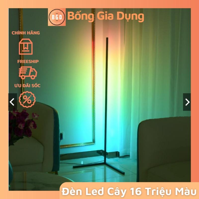 Đèn Led Cây Hắt Tường Có Điều Khiển 16 Triệu Màu Bán Kính Tỏa 5m Cao 140cm