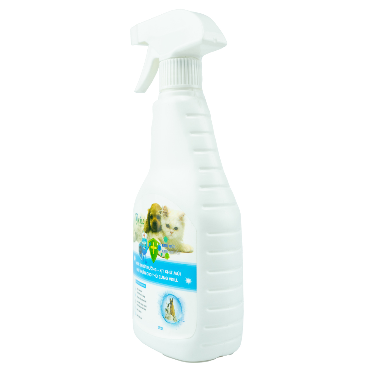 Nước khử mùi chó mèo vật nuôi thú cưng Vkill 500ml diệt khuẩn lên đến 99,99% cực an toàn tao không gian sạch sẽ