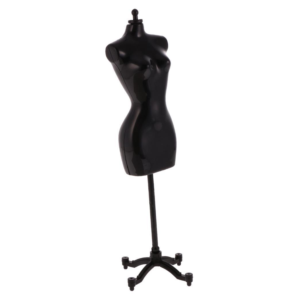 2 Pieces Plastic Dolls Display Holders Dress Clothes Stands for Dolls