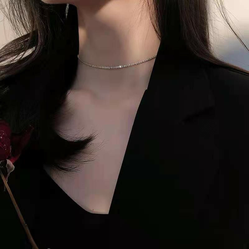 Vòng cổ chocker đơn giản - vòng tay kiểu hàn quốc