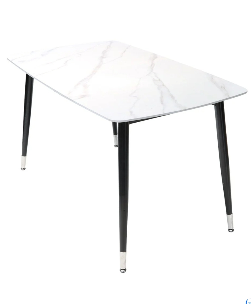 Bàn ăn mặt đá CERAMIC chân chữ U