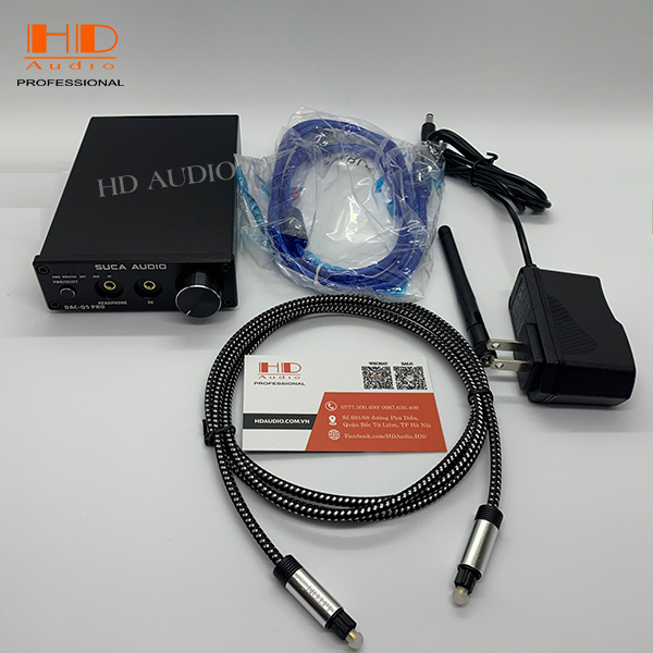 Giải Mã DAC Q5pro SUCA AUDIO - Kết Nối Bluetooth 5.0, Cổng Quang, USB/PC Hàng Chính Hãng