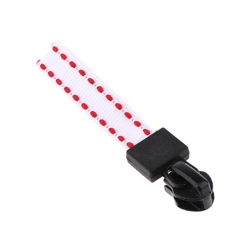 20 Pieces Zipper Repair Kit Zipper Slider with Cord Zip Puller Head Replacement