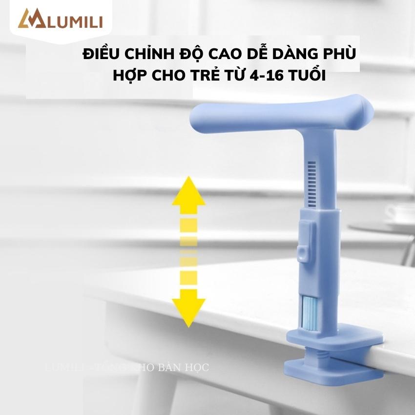 Dụng cụ hỗ trợ chống gù lưng, gậy chống cận thị cho trẻ em giá đỡ chống cằm chống cong vẹo cột sống chữ Lumili chữ T mới