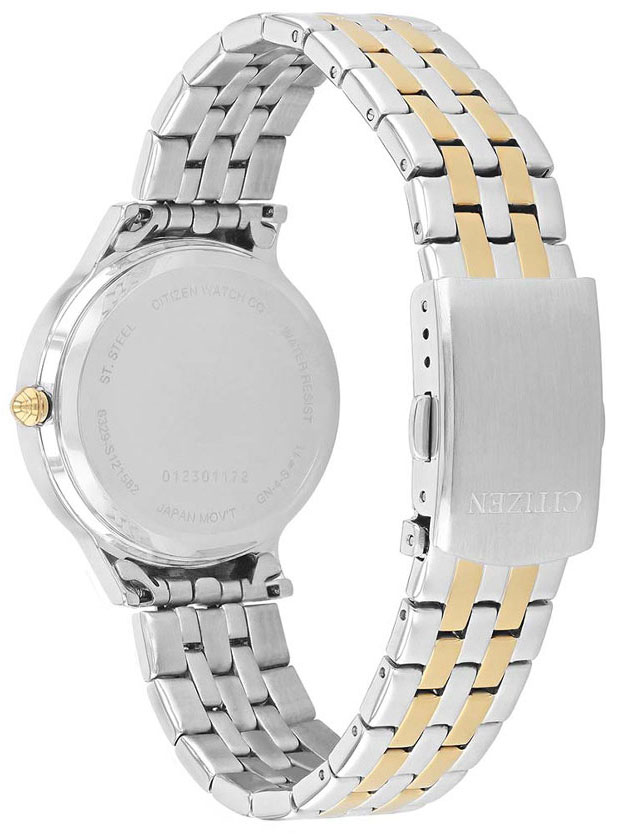 Đồng Hồ Nữ Citizen Đính Đá Swarovski Dây Thép Không Gỉ ED8184-51A - Mặt Trắng