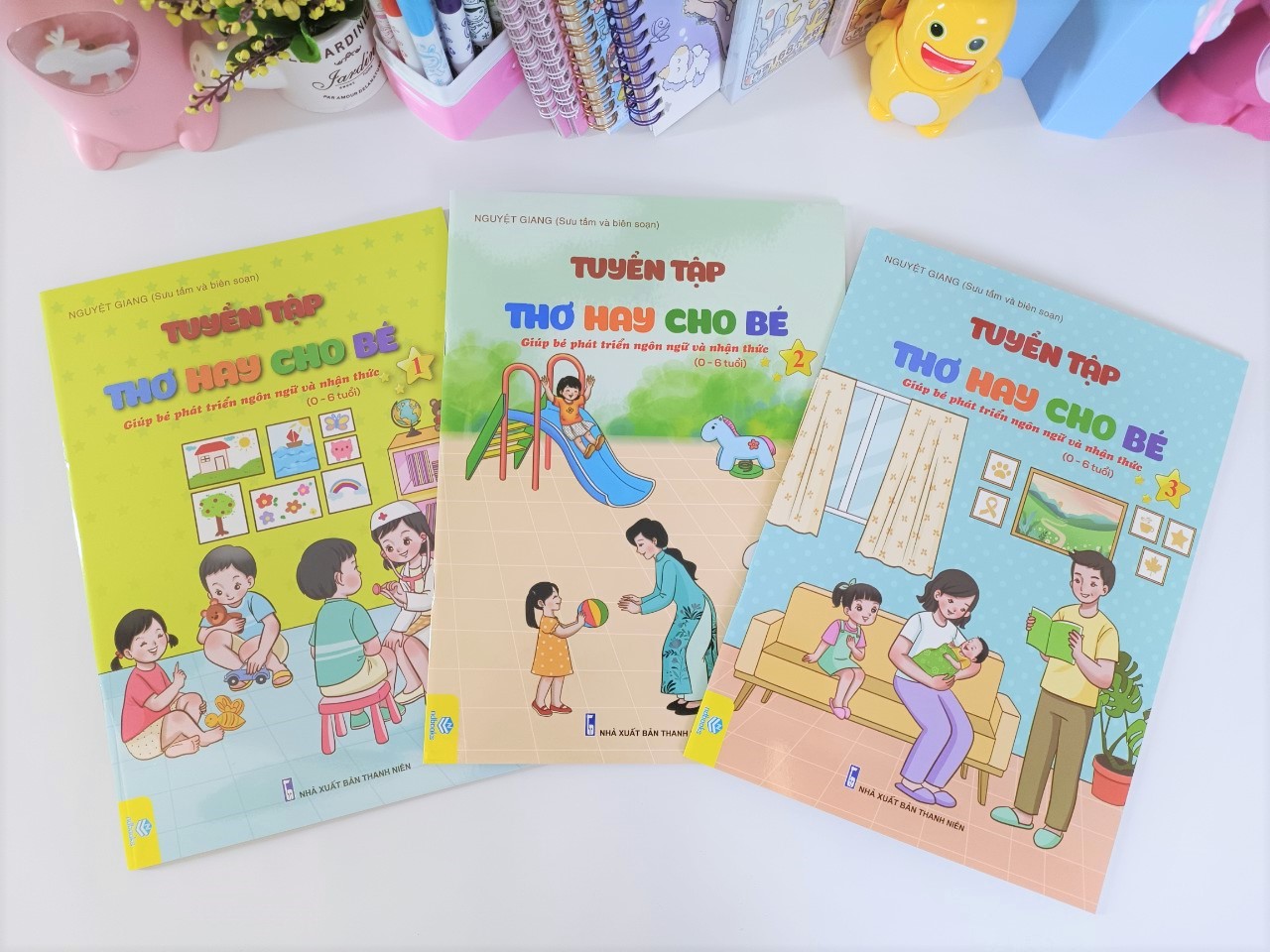 Sách - Combo 6 cuốn Tuyển tập Thơ và Truyện hay cho bé - Giúp bé phát triển Ngôn ngữ và Nhận thức 0-6 tuổi - ndbooks