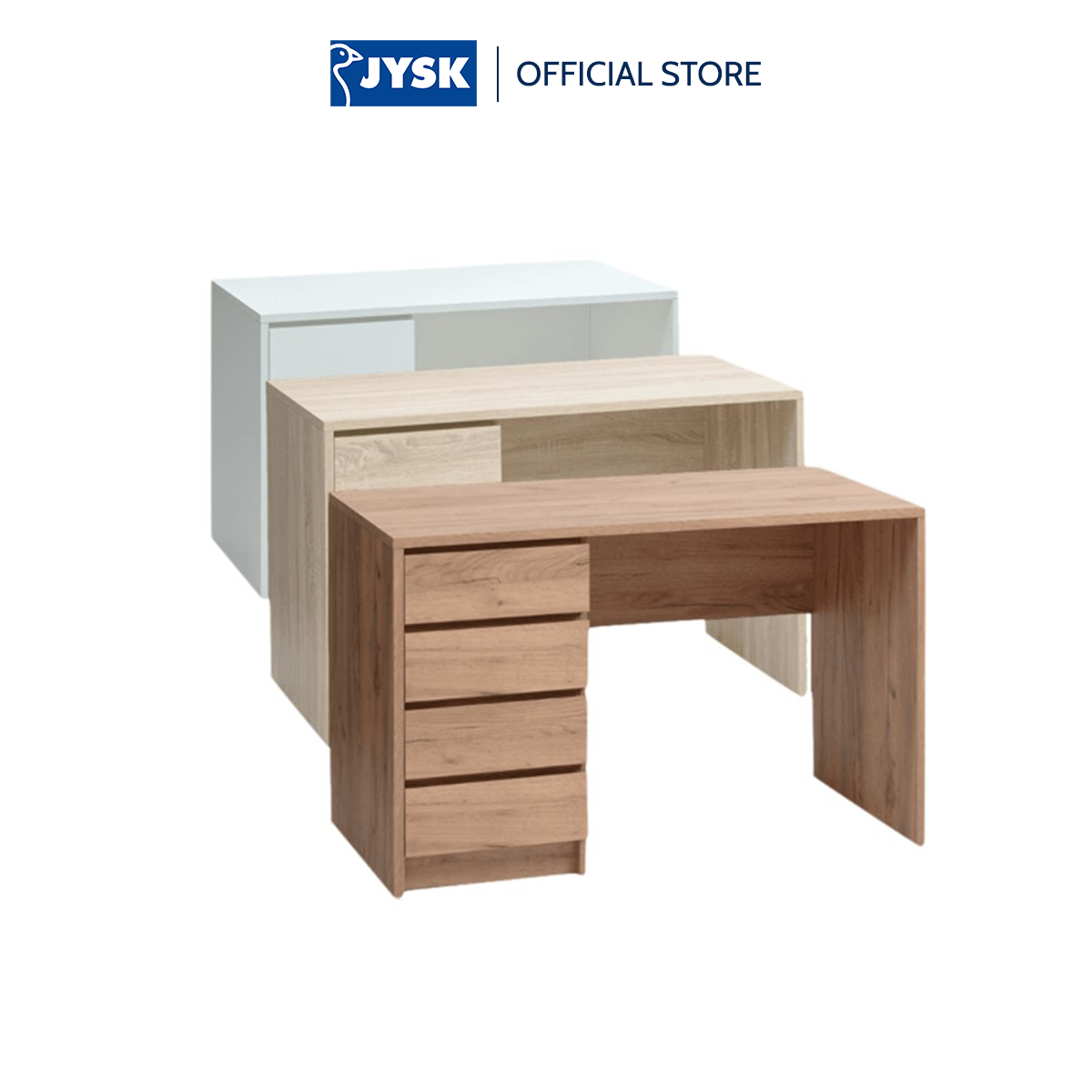 Bàn làm việc | JYSK Limfjorden | gỗ công nghiệp | nhiều màu | R60xD120xC76cm