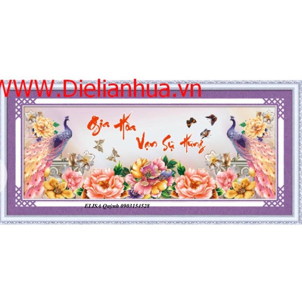 Tranh đá công gia hòa vạn sự hưng DF382 - kích thước: 150 * 60cm.