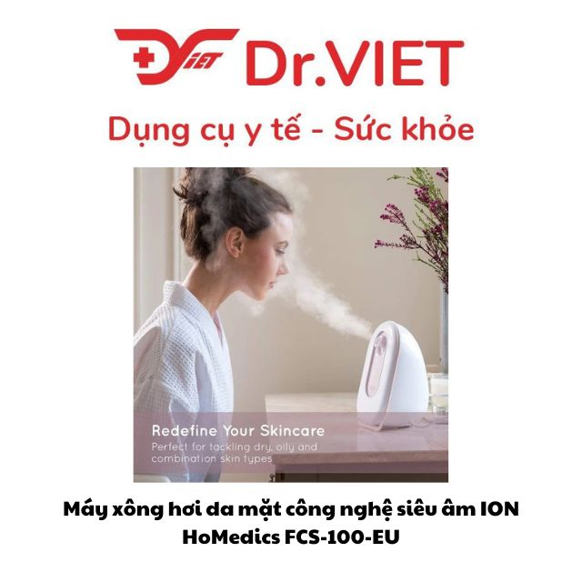 Máy xông hơi da mặt công nghệ siêu âm ION HoMedics