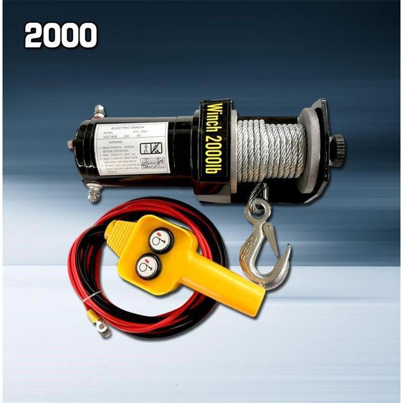 Tời Ắc Quy - Tời cứu hộ ô tô Winch - 12000lbs - 12V