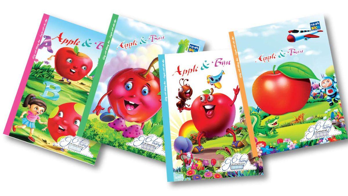 (Mua 10 Cuốn Tặng 3 Cuốn) Tập Vở Học Sinh Apple &amp; Bạn 96 Trang (5 ôly)