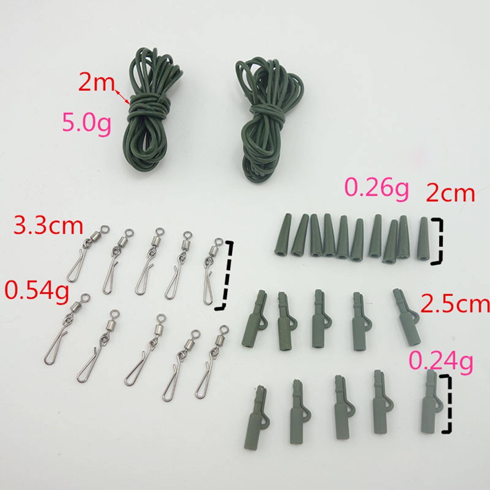 32 in 1 Durable Carp Fishing Tackles Sea Fishing Rolling Swivels Terminal Tackle Gift for Angler