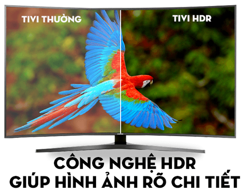 Smart Tivi Màn Hình Cong Samsung 65 inch 4K UHD UA65MU6500KXXV - Hàng Chính Hãng