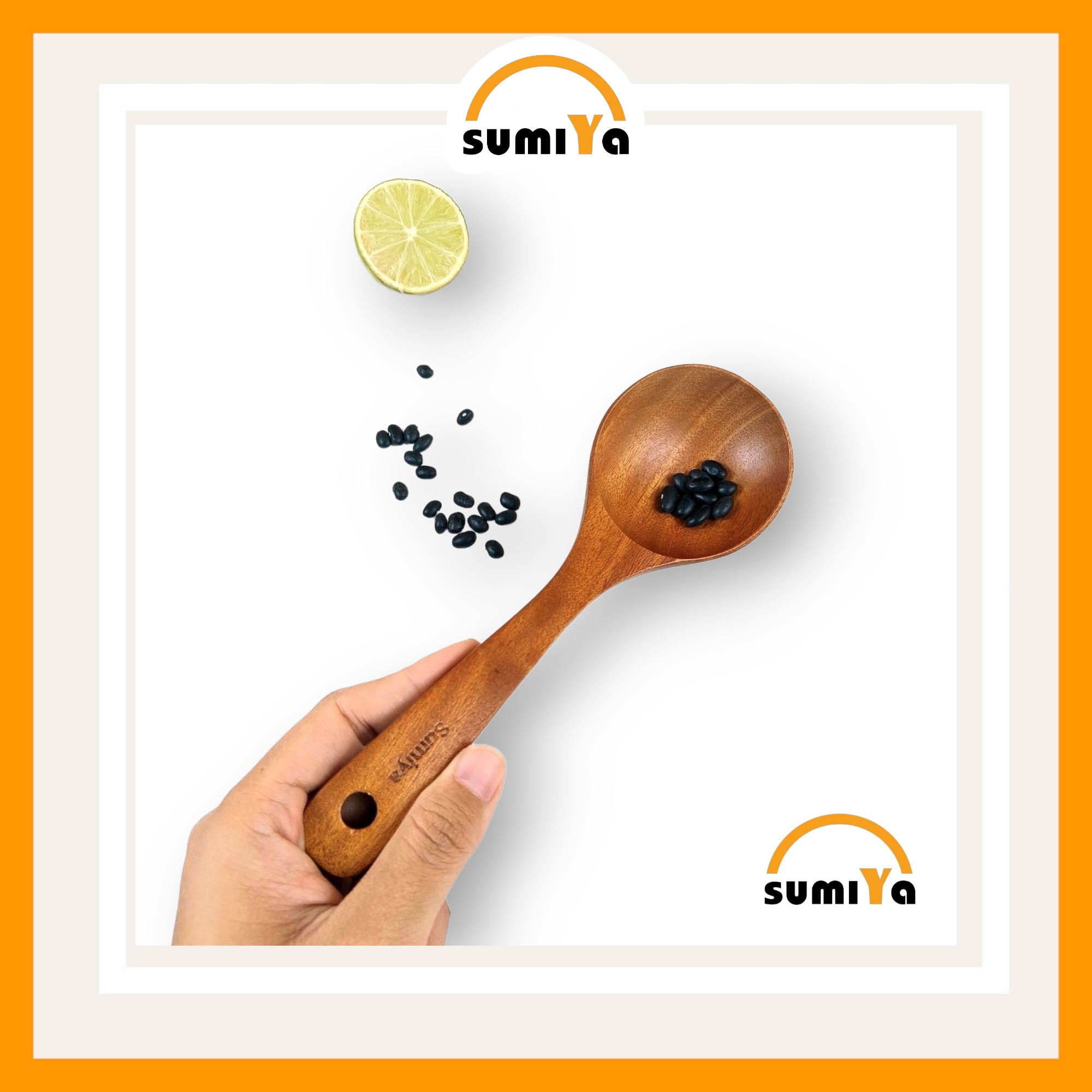 Vá canh gỗ SUMIYA, vá canh gỗ tự nhiên, vá múc canh gỗ tự nhiên