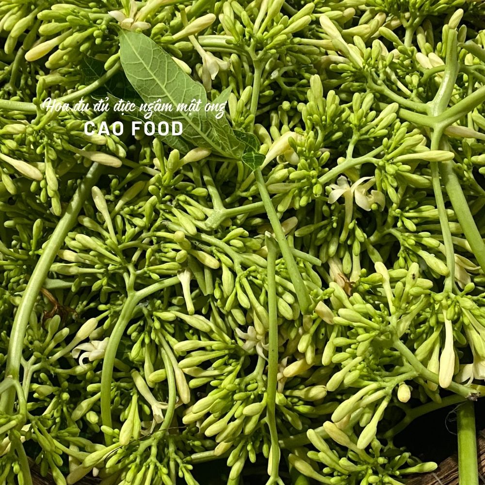 Mật ong ngâm hoa đu đủ đực CAO FOOD nguyên chất tự nhiên - vị ngọt vừa phải, dùng vừa thơm và ngon, rất dễ uống