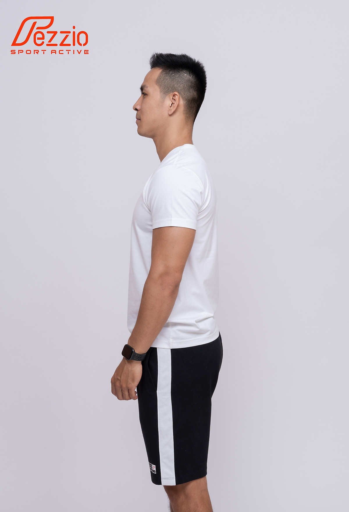 Áo thun t - shirt nam kiểu dáng ngắn tay ôm body trẻ trung chất cotton mềm mát thương hiệu Fezzio