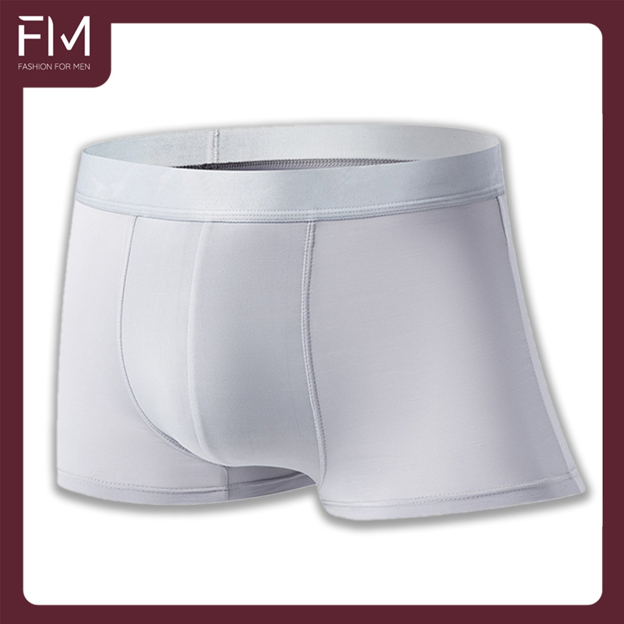 Combo 3 quần lót boxer trơn, chất thun mềm mịn thấm hút mồ hôi tốt, co giãn tốt,  - FORMEN SHOP - FMQS018