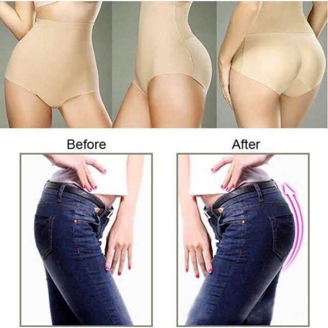Quần độn mông nịt bụng chất su đúc cao cấp, quần độn mông ken bụng
