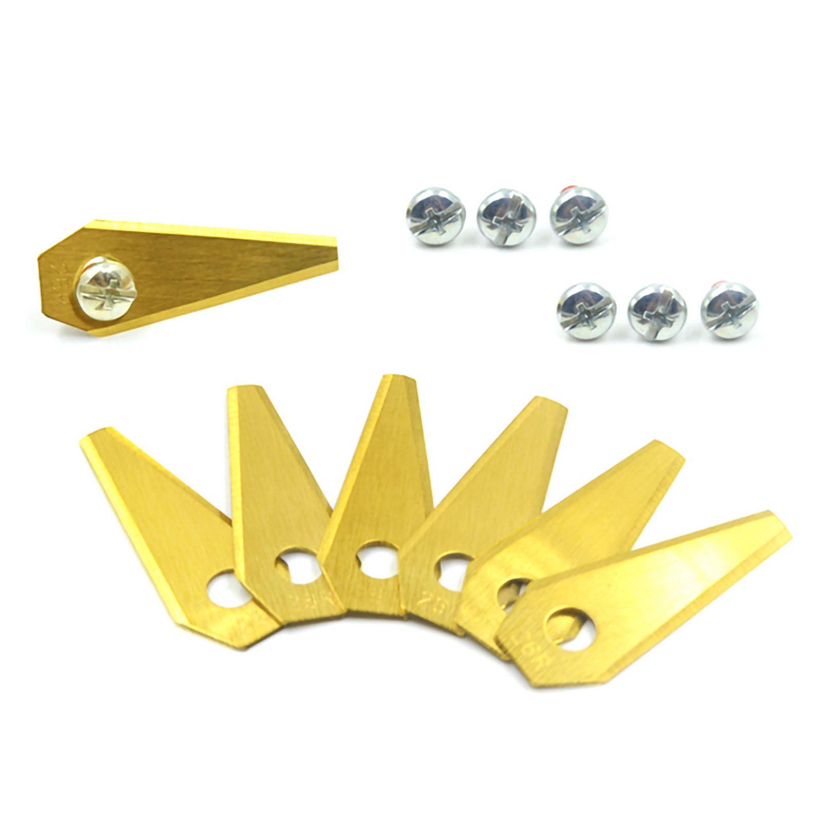 Lưỡi dao 18 chiếc Thép không gỉ + Vít 18 chiếc Thay thế cho Máy cắt