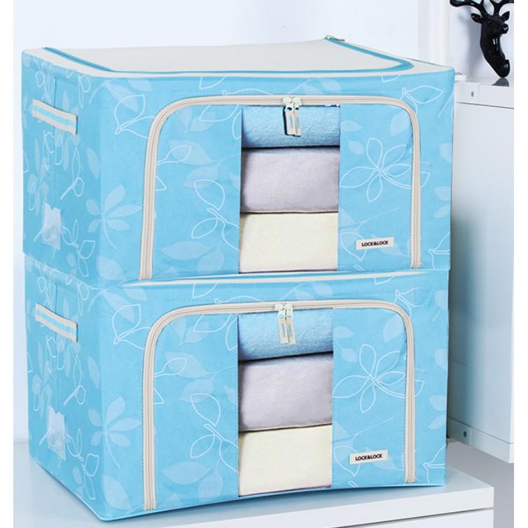 Túi Đựng Chăn Màn, Quần Áo Khung Sắt Gấp Gọn Cao Cấp miDoctor 50x40x33cm miDoctor