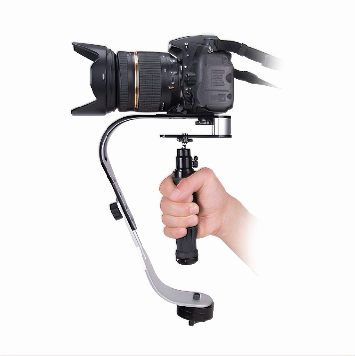 Tay cầm quay phim KG7S chống rung cơ học cho máy ảnh, điện thoại, GoPro, camera chuyên nghiệp - Hàng chính hãng