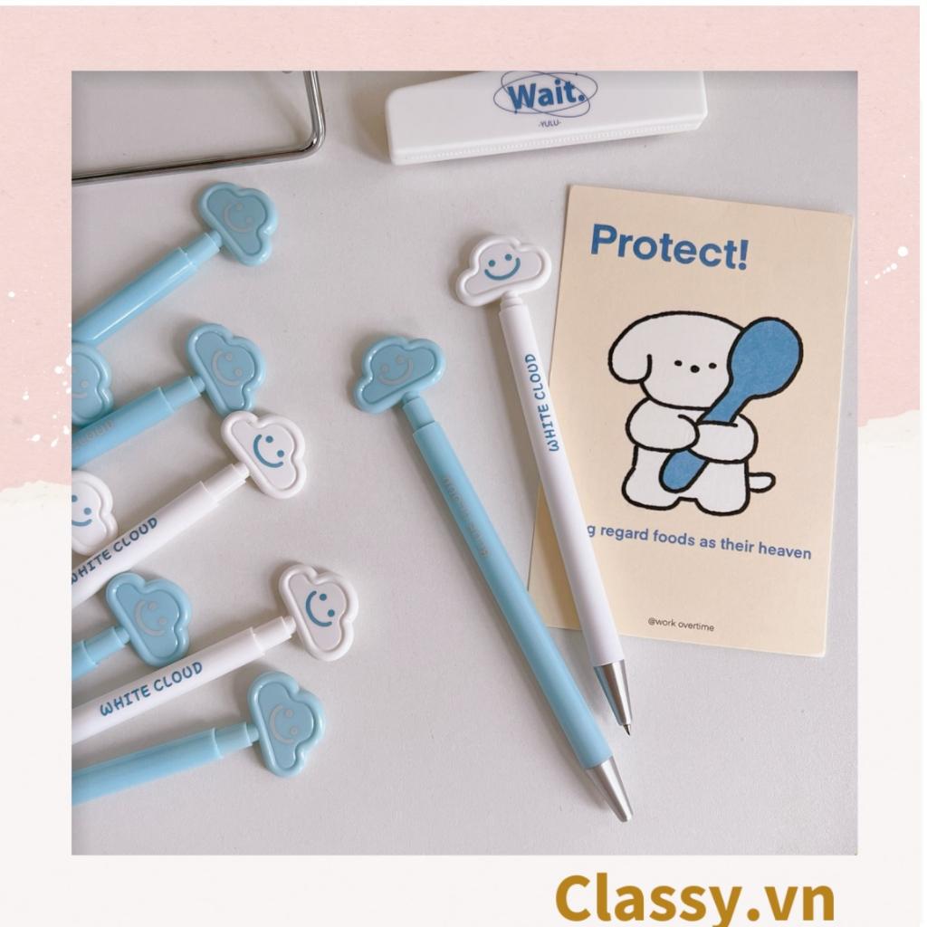 Bút Mực gel Classy Bút Bi Ngòi 0.5mm In Hình Đám Mây Hoạt Hình mẫu hot mùa hè G1687