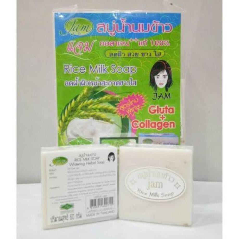 XÀ PHÒNG CÁM GẠO THÁI LAN JAM RICE MILK SOAP