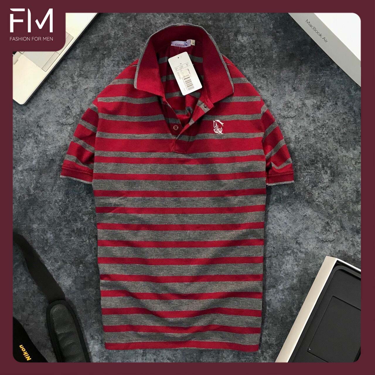 Áo Polo nam cổ bẻ ngắn tay, chất liệu cao cấp, thoáng mát, bền màu, thiết kế trẻ trung – FORMEN SHOP – FMPS099 - ĐEN - M