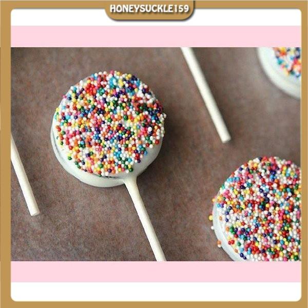 Kẹo trang trí bi màu - kẹo bông đường trang trí bánh kem 50g
