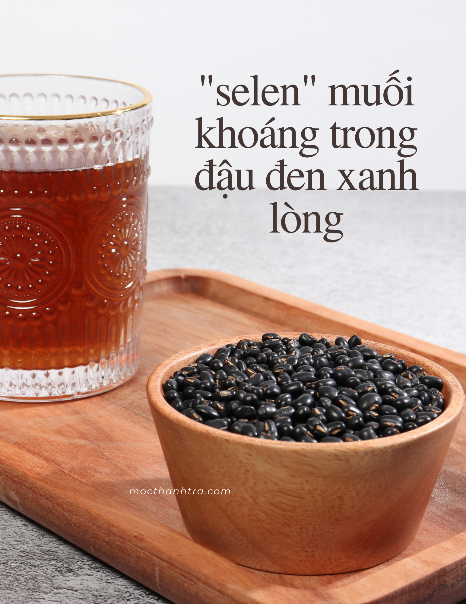 Đậu Đen Xanh Lòng Rang Mộc _Cỏ Ngọt Hũ 500GRAM _ Mộc Thanh Trà