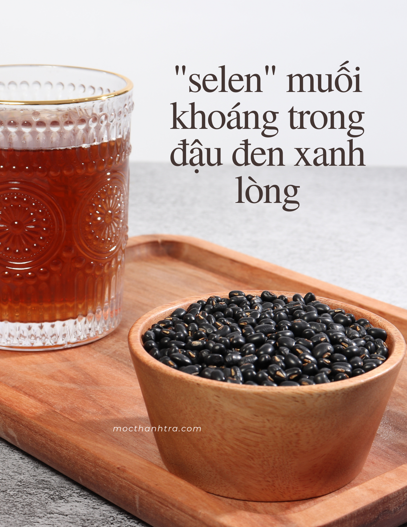 Đậu Đen Xanh Lòng Rang Mộc _Cỏ Ngọt Hũ 500GRAM (Hạt Rời)_ Mộc Thanh Trà