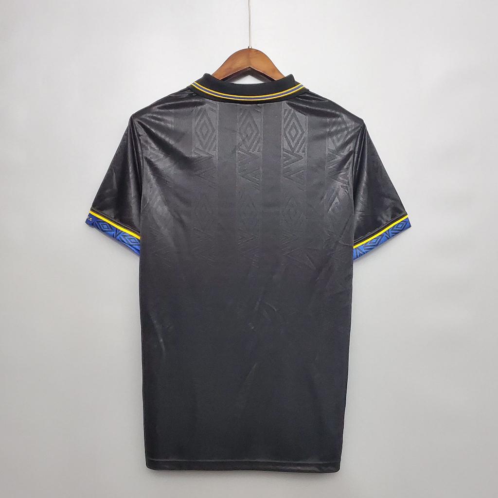 Áo Bóng Đá Retro Manchester United 1993 - Sân Khách bản cao cấp vải Cotton Polyester
