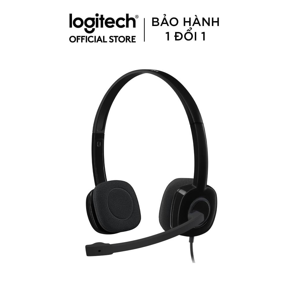 Tai Nghe Chụp Tai Logitech H151 - Hàng Chính Hãng