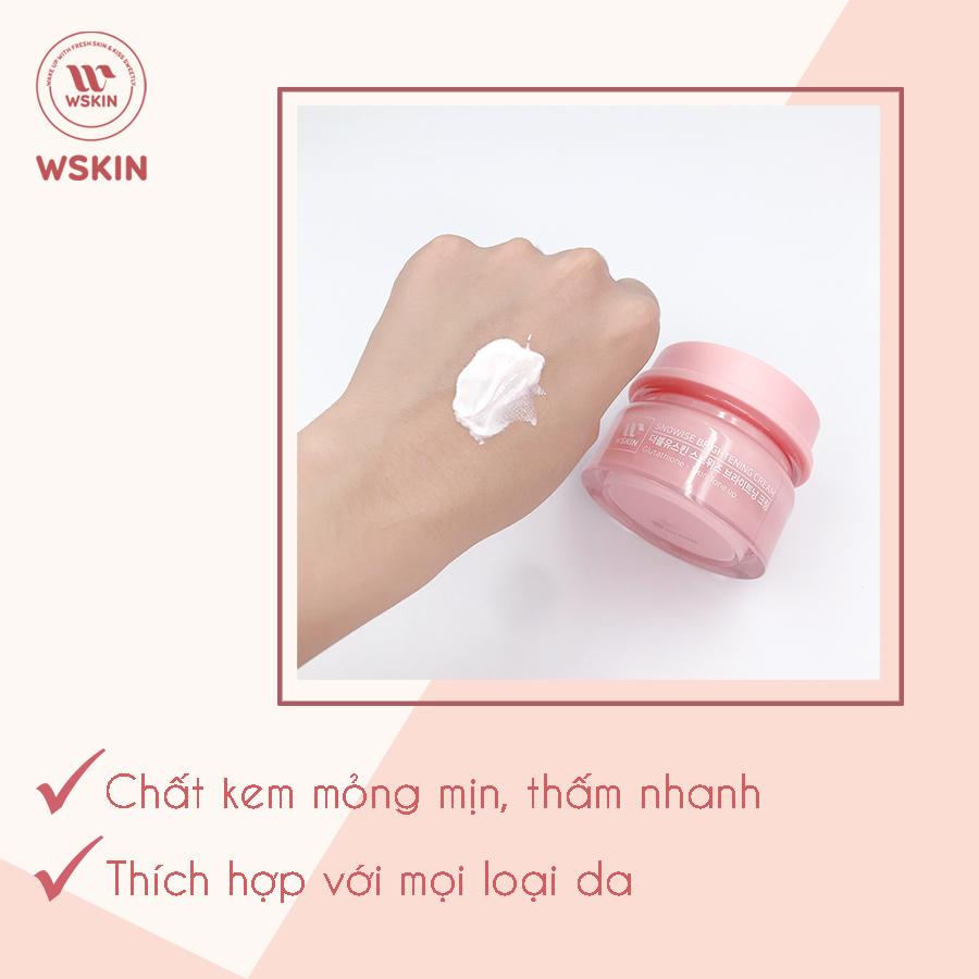 Kem Dưỡng Trắng Da Bật Tông, Ngừa Nám, Kiềm Dầu, Chống Trôi, Chống Lão Hóa Da, 5 in 1 - Snowise Brightening Cream