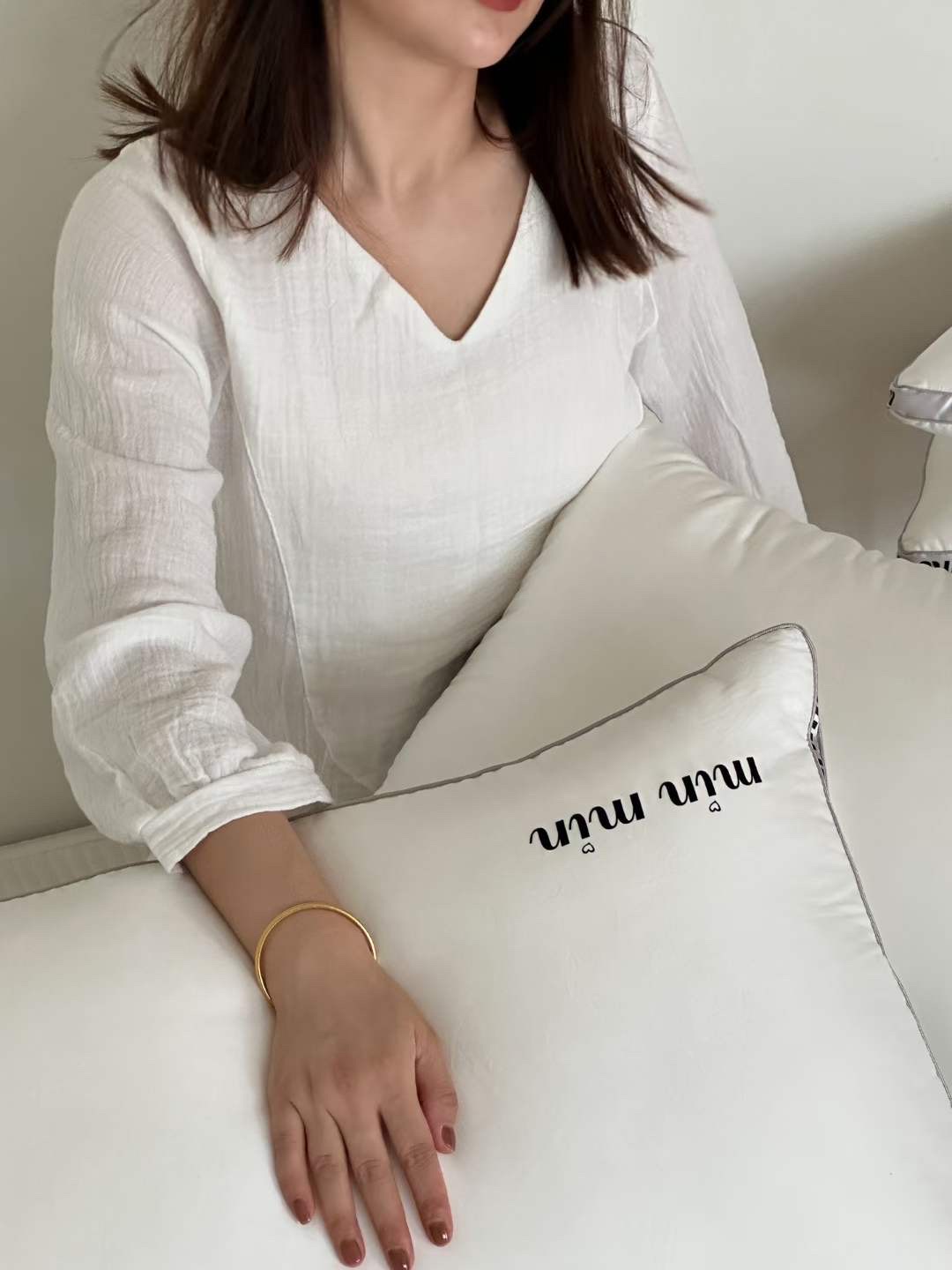 Ruột gối lông vũ tencel min min LIDACO bông microfiber cao cấp chống đau mỏi cổ vai gáy cho giấc ngủ êm ái (1 chiếc)