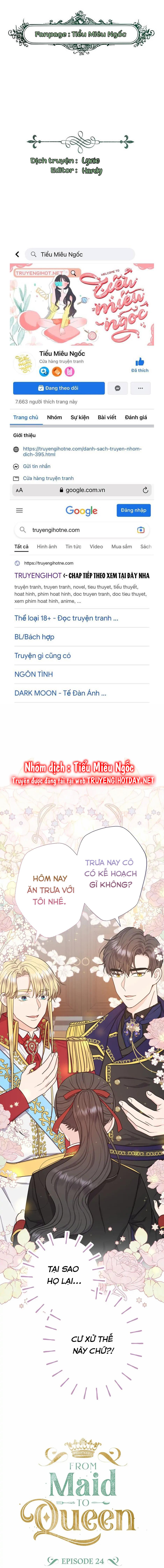 từ hầu gái tôi đã trở thành hoàng hậu chapter 24.1 1