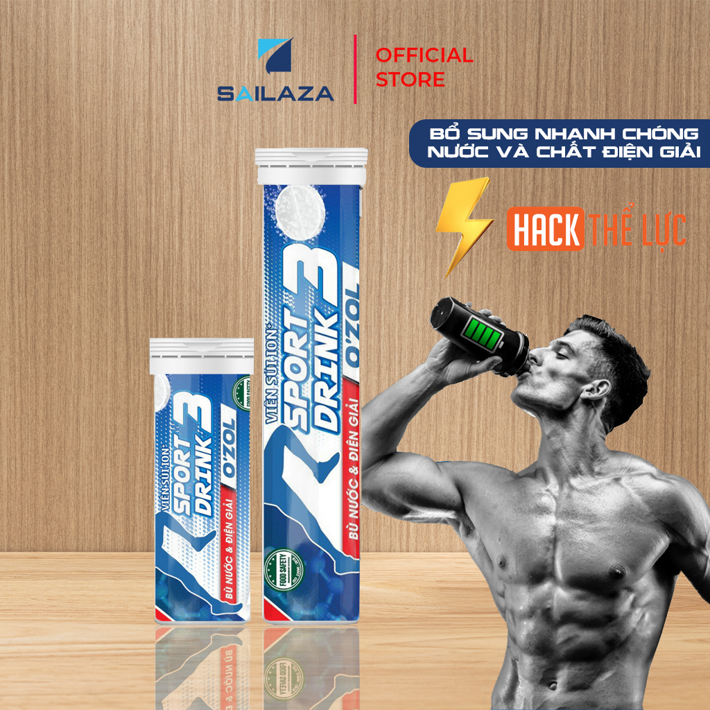 Viên Sủi bù nước, bù điện giải Ion+ Sport Drink OZOL