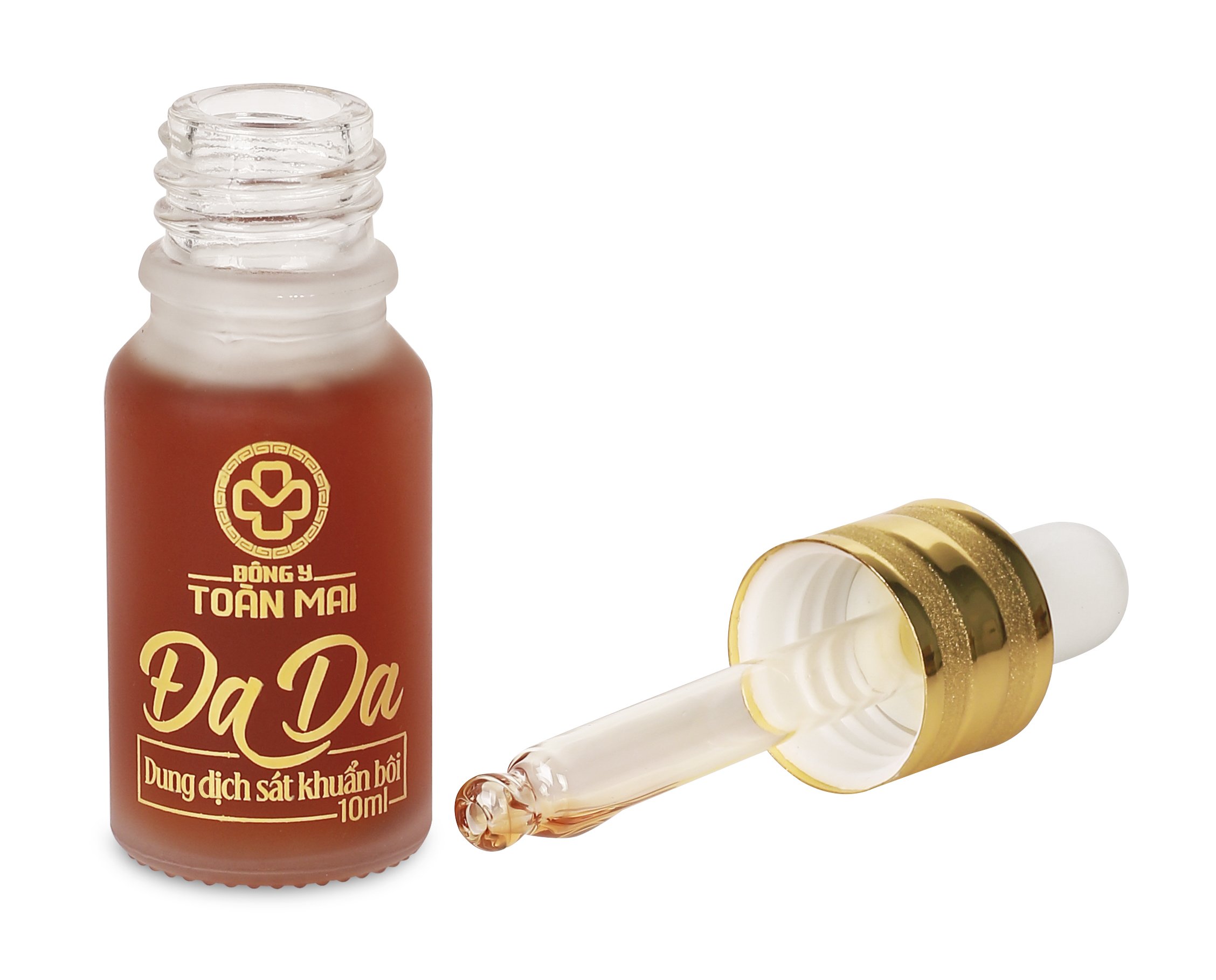 Bôi Da Dung Dịch Sát khuẩn Bôi Đa Da Đông Y Toàn Mai 10 ml, 100% Thảo dược, Mụn bọc, mụn mủ, Giời leo, zona, Dị ứng, Ngứa, Hoại tử