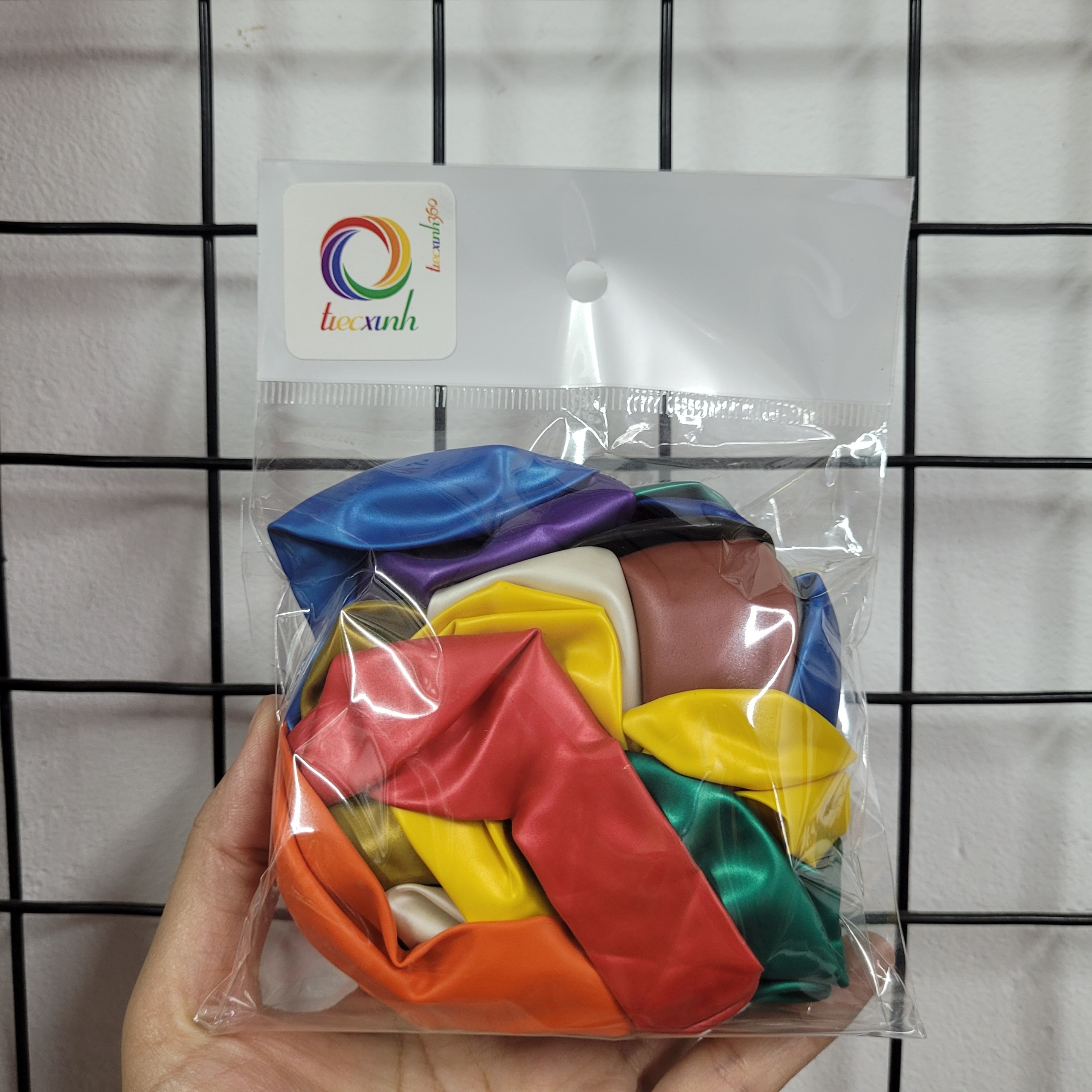 Bong bóng trang trí nhiều màu (20 cái)