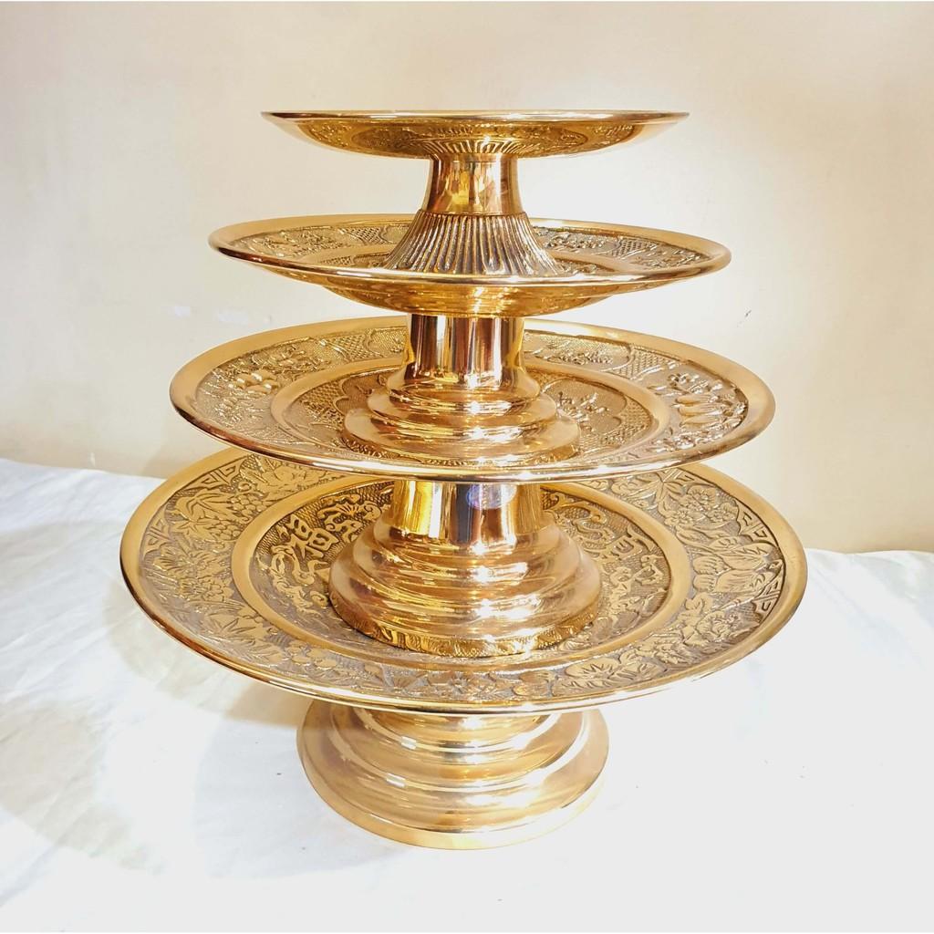 Đĩa trái cây bằng đồng Vĩnh Tiến