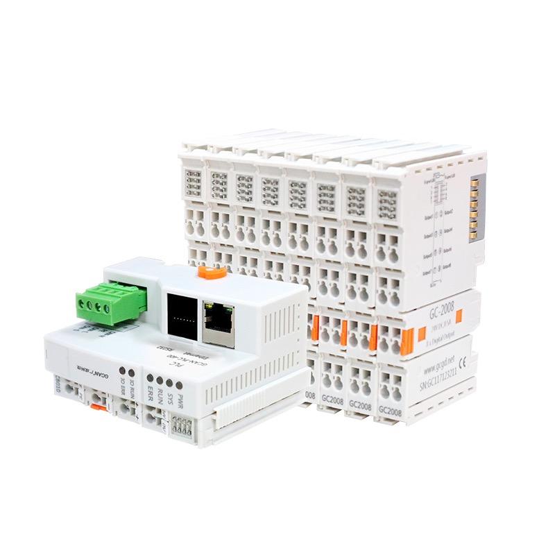 Bộ điều khiển logic lập trình PLC Codesys Trung Quốc Bộ điều khiển công nghiệp siêu nhỏ có thể mở rộng thương hiệu GCAN cho máy phân loại thư