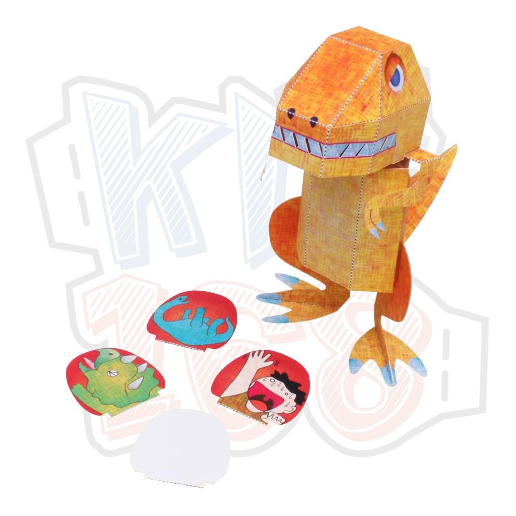Mô hình giấy Khủng long chuyển động Bite Toy Tyrannosaurus