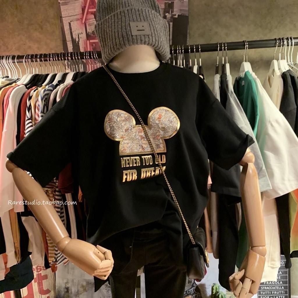 Áo thun Never Too Old rộng tay lỡ A38